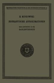 Cover von Diophantische Approximationen