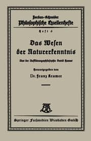 Cover von Das Wesen der Naturerkenntnis