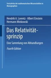 Cover von Das Relativitätsprinzip