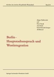 Cover von Berlin Hauptstadtanspruch und Westintegration