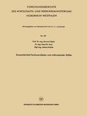 Cover von Zerspanbarkeit hochwarmfester und nichtrostender Stähle