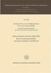 Cover von Untersuchungen im System Al2O3-SiO2