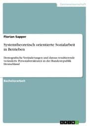 Cover von Systemtheoretisch orientierte Sozialarbeit in Betrieben