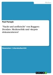 Cover von 'Nackt und zerfleischt' von Ruggero Deodato. Medienethik und -skepsis dokumentieren?