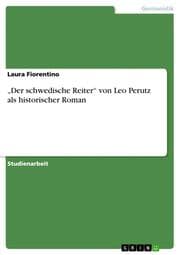 Cover von Der schwedische Reiter von Leo Perutz als historischer Roman