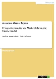 Cover von Erfolgsfaktoren für die Markenführung im Onlinehandel