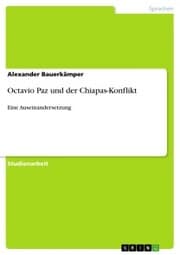 Cover von Octavio Paz und der Chiapas-Konflikt