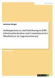 Cover von Aufstiegschancen und Entlohnung in KMU. Arbeitszufriedenheit und Commitment bei Mitarbeitern im Ingenieurswesen
