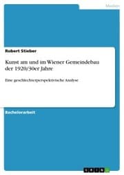 Cover von Kunst am und im Wiener Gemeindebau der 1920/30er Jahre