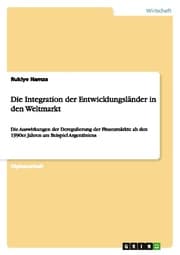 Cover von Die Integration der Entwicklungsländer in den Weltmarkt