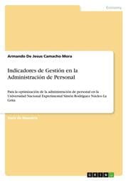 Cover von Indicadores de Gestión en la Administración de Personal