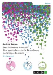 Cover von Das Phänomen Shitstorm. Eine systemtheoretische Betrachtung nach Niklas Luhmann
