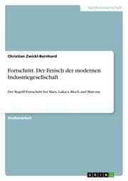 Cover von Fortschritt. Der Fetisch der modernen Industriegesellschaft