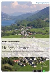 Cover von Hofgeschichten. Eine künstliche Insel im Fuschlsee und andere Überraschungen
