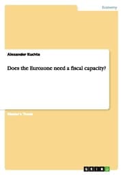 Cover von Does the Eurozone need a fiscal capacity?