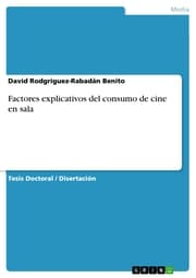 Cover von Factores explicativos del consumo de cine en sala