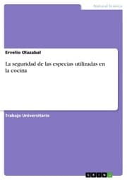 Cover von La seguridad de las especias utilizadas en la cocina