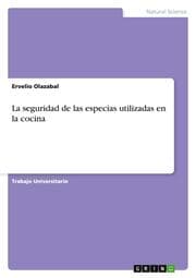 Cover von La seguridad de las especias utilizadas en la cocina