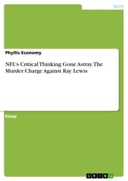 Cover von NFL's Critical Thinking Gone Astray. The Murder Charge Against Ray Lewis