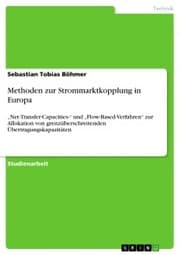 Cover von Methoden zur Strommarktkopplung in Europa