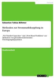 Cover von Methoden zur Strommarktkopplung in Europa