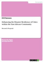 Cover von Enhancing the Disaster Resilience of Cities within the East African Community