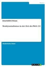 Cover von Modejournalismus in der Zeit des Web 2.0