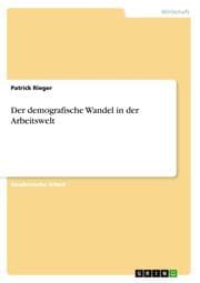 Cover von Der demografische Wandel in der Arbeitswelt