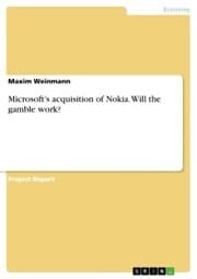 Cover von Microsoft's acquisition of Nokia. Will the gamble work?
