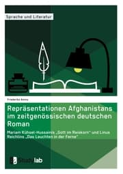 Cover von Repräsentationen Afghanistans im zeitgenössischen deutschen Roman. Mariam Kühsel-Hussainis 'Gott im Reiskorn' und Linus Reichlins 'Das Leuchten in der Ferne'