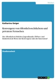 Cover von Konvergenz von öffentlich-rechtlichem und privatem Fernsehen