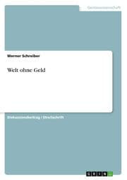 Cover von Welt ohne Geld