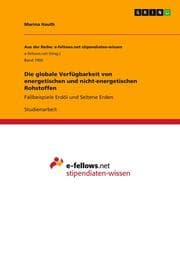 Cover von Die globale Verfügbarkeit von energetischen und nicht-energetischen Rohstoffen