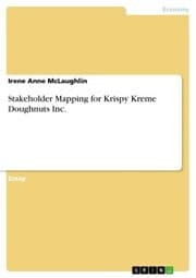 Cover von Stakeholder Mapping for Krispy Kreme Doughnuts Inc.
