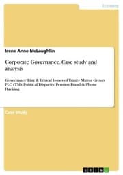 Cover von Corporate Governance. Case study and analysis
