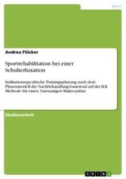 Cover von Sportrehabilitation bei einer Schulterluxation