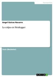 Cover von La culpa en Heidegger