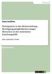 Cover von Partizipation in der Heimerziehung. Beteiligungsmöglichkeiten junger Menschen in der stationären Erziehungshilfe