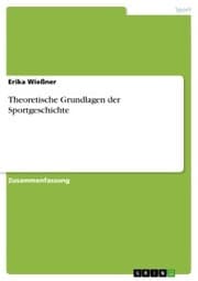 Cover von Theoretische Grundlagen der Sportgeschichte