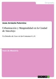 Cover von Urbanización y Marginalidad en la Ciudad de Sincelejo