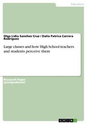 Cover von Large classes and how High School teachers and students perceive them