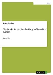 Cover von Tai Sabaki für die Dan-Prüfung in Wado-Ryu Karate