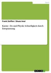 Cover von Karate - Do und Physik. Schnelligkeit durch Entspannung
