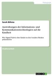 Cover von Auswirkungen der Informations- und Kommunikationstechnologien auf die Kindheit