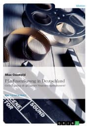 Cover von Filmfinanzierung in Deutschland