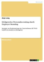 Cover von Erfolgreiches Personalrecruiting durch Employer Branding