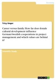 Cover von Career versus family. How far does female cultural development influence German-Swedish cooperations in project management and which values are behind it?