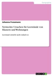Cover von Versteckte Ursachen für Leerstände von Häusern und Wohnungen