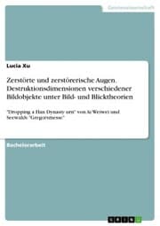 Cover von Zerstörte und zerstörerische Augen. Destruktionsdimensionen verschiedener Bildobjekte unter Bild- und Blicktheorien