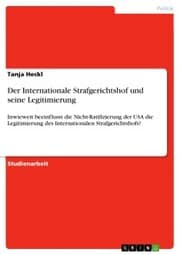 Cover von Der Internationale Strafgerichtshof und seine Legitimierung